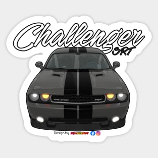Challenger SRT8 Granite by pjesusart Sticker